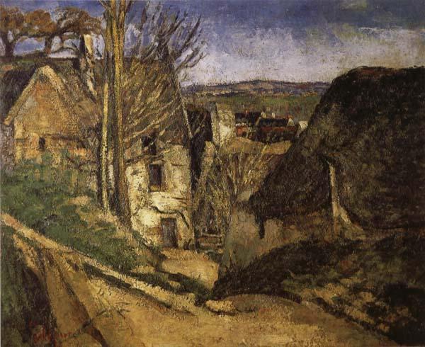 Paul Cezanne The House of the Hanged Man at Auvers oil painting image
